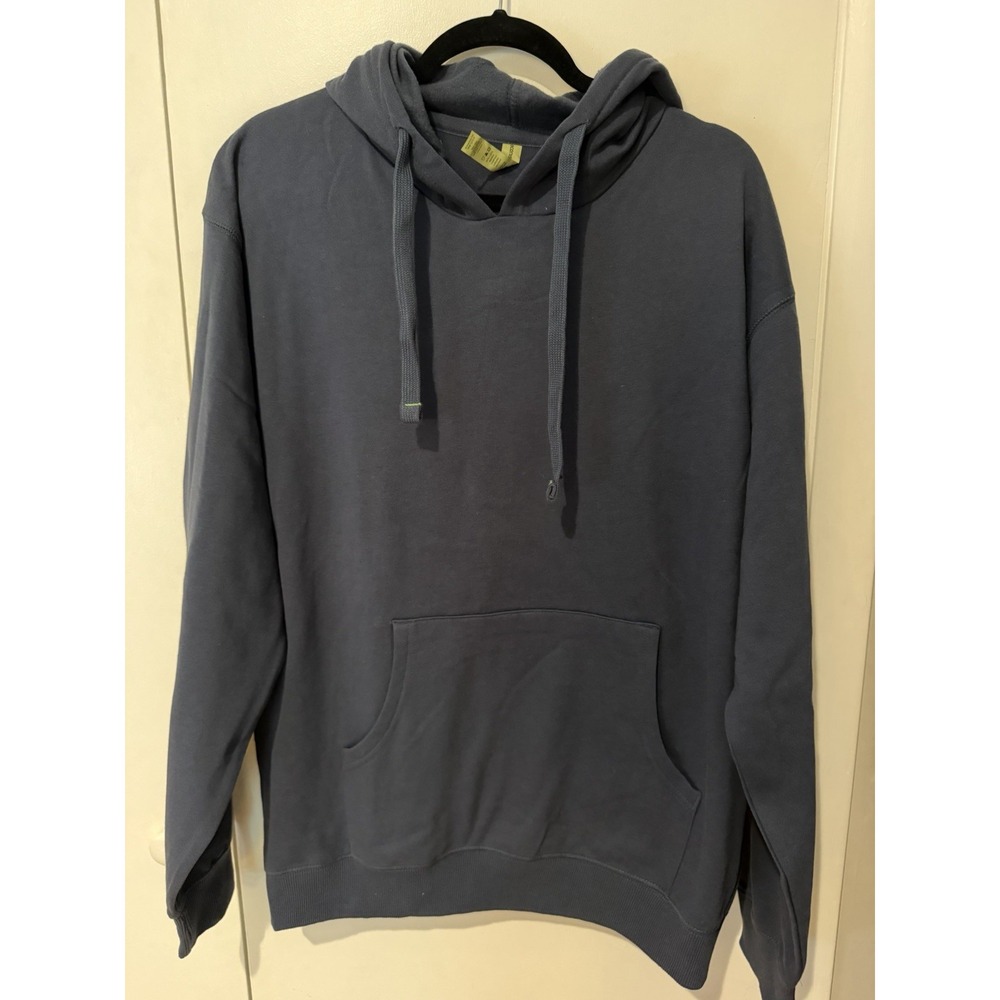 Econscious Men's Large Hoodie Pacific Blue New Without Tags Organic Cotton New